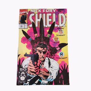 Marvel Nick Fury Agent Of SHIELD #24 1991 Comic Book Collector Bagged Boarded
